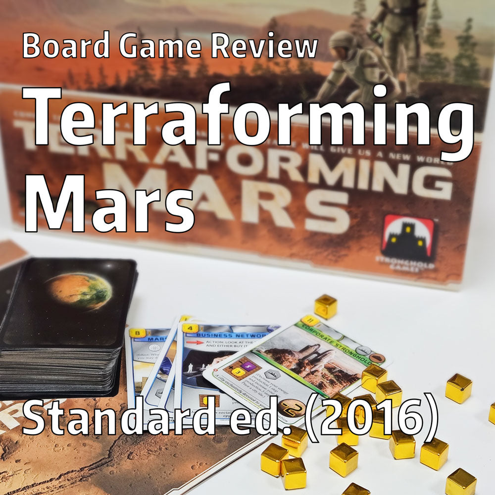 cover image for a review article about terraforming mars board game