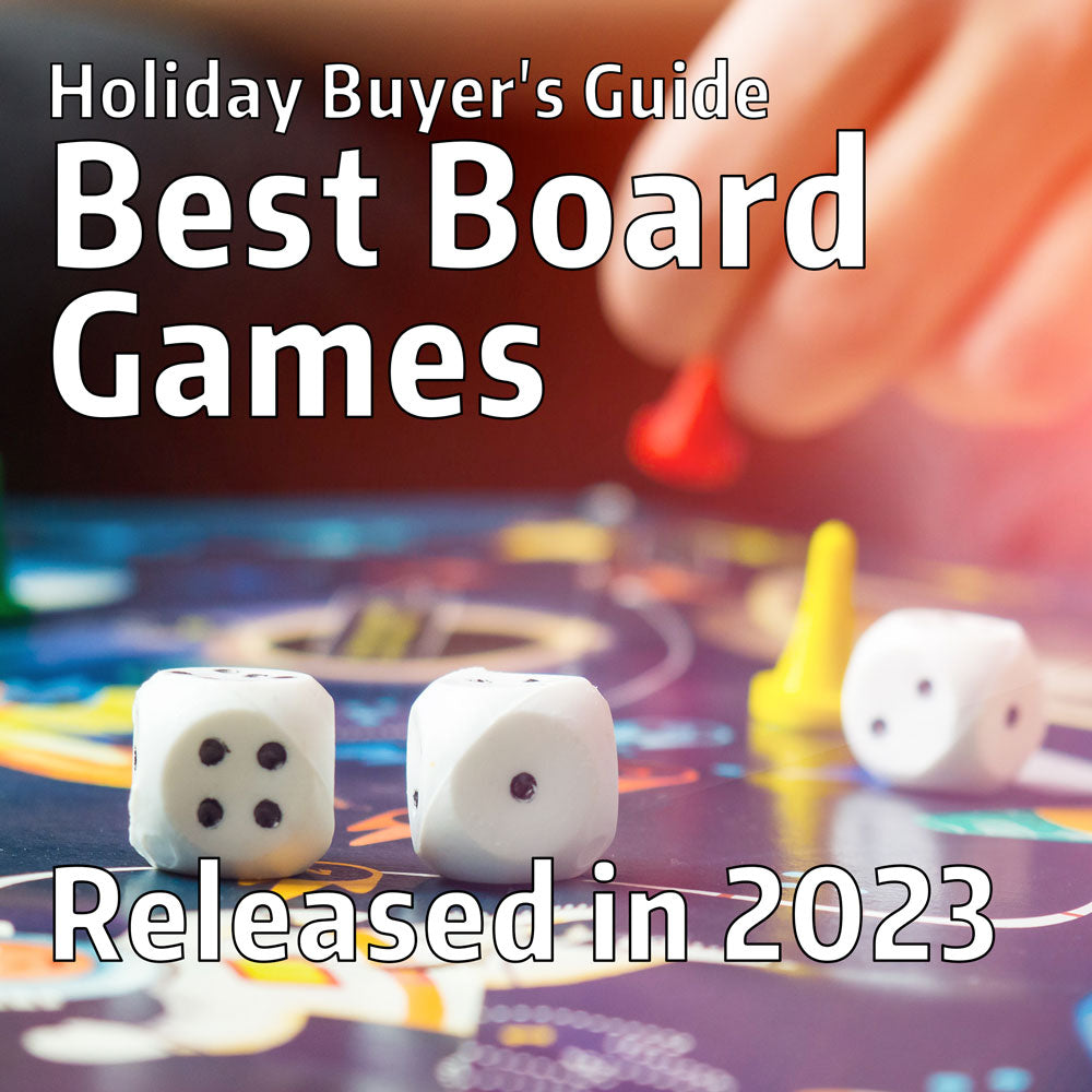 cover image for article listing the best board games released in 2023