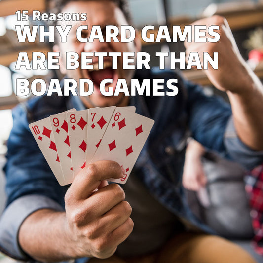 cover image of the blog post about why card games are better than board games
