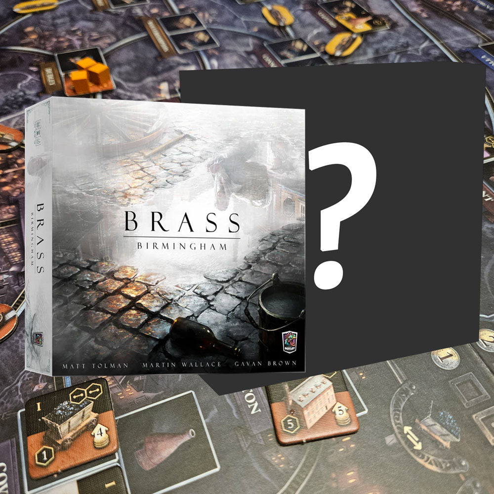 cover image for an article listing best board game alternatives to brass Birmingham board game