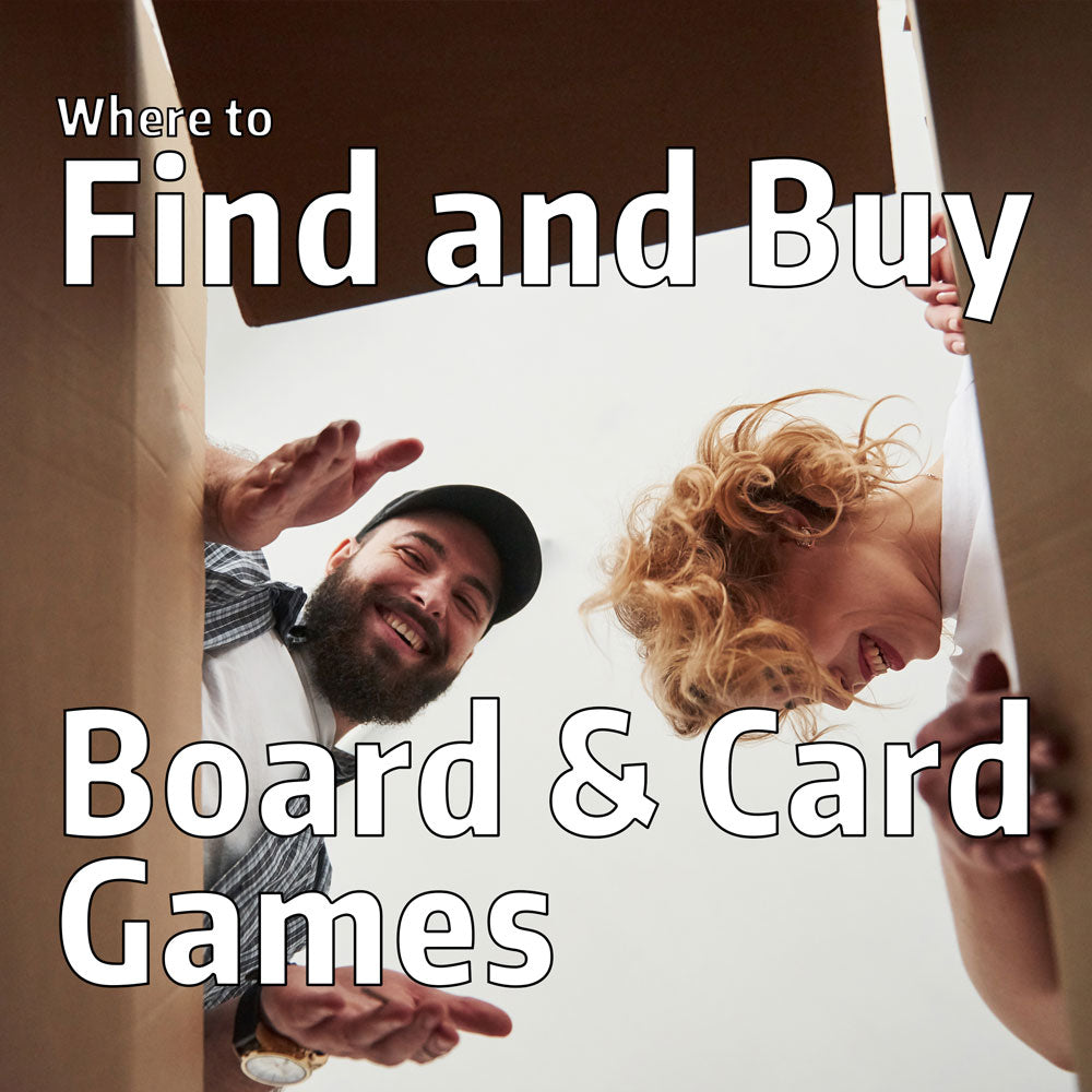cover image of an article providing options and places where to find and buy new board and card games