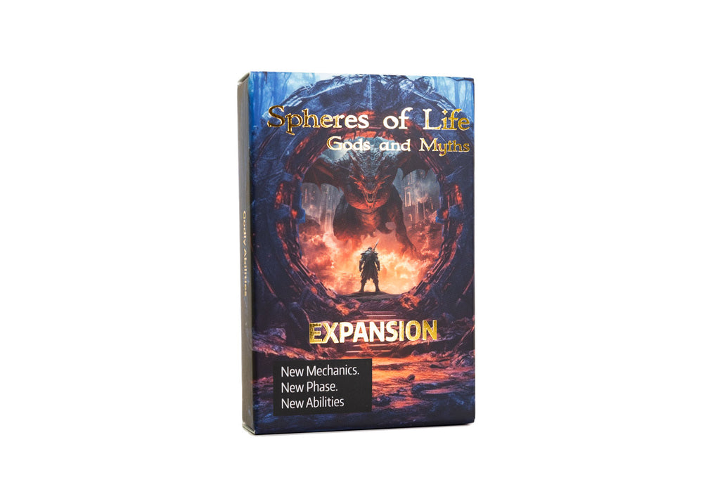 Spheres of Life: Gods & Myths expansion for the Mythical Forest fantasy card game